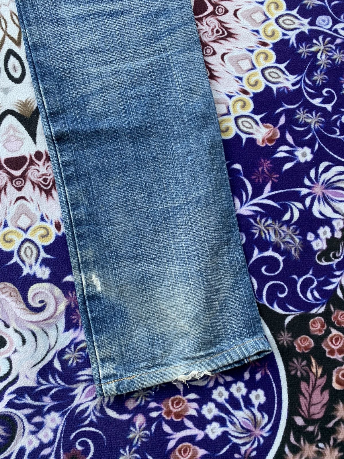 Japanese Brand Vintage Blue Way Distressed Denim Size US 30 / EU 46 - 10 Thumbnail