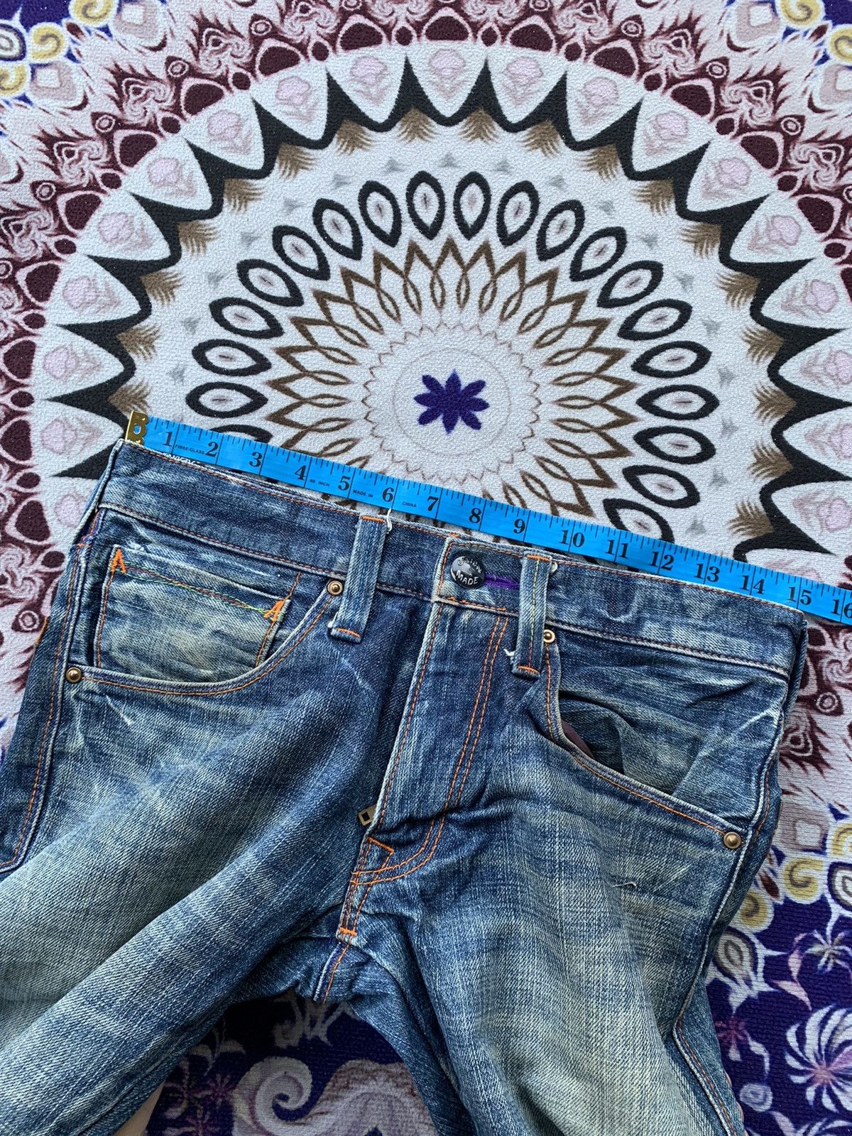 Japanese Brand Vintage Blue Way Distressed Denim Size US 30 / EU 46 - 13 Thumbnail