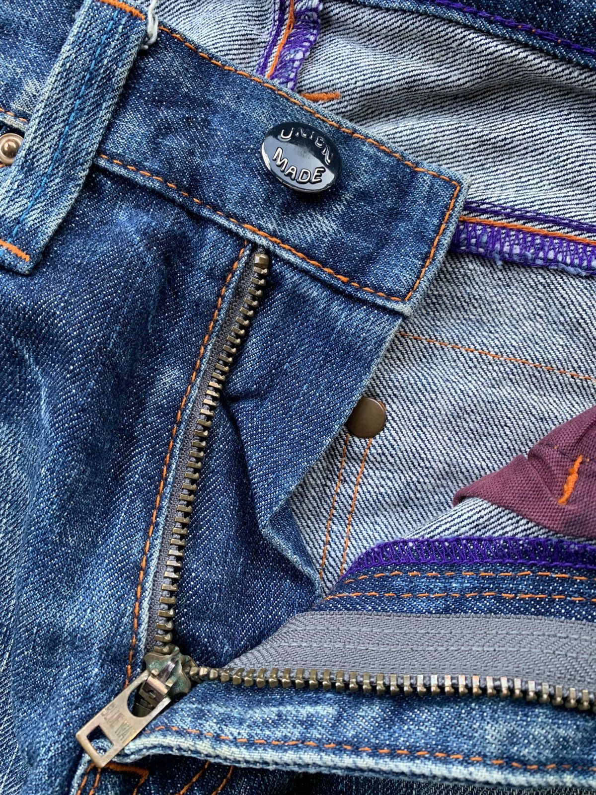 Japanese Brand Vintage Blue Way Distressed Denim Size US 30 / EU 46 - 3 Thumbnail