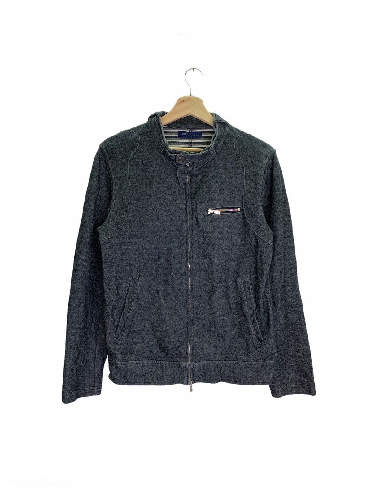 Japanese Brand JapaneseBrand Ships Japan Zip Up Jacket Size US S / EU 44-46 / 1 - 1 Thumbnail
