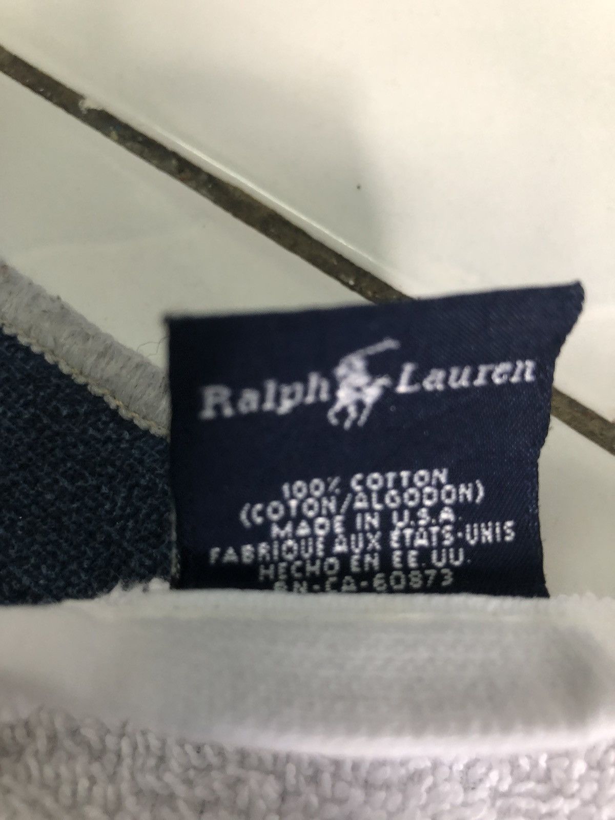 vintage made in usa polo bear beach towel