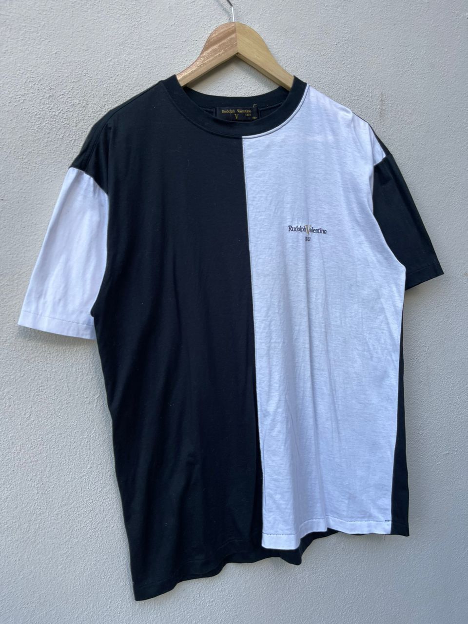 Vintage Rudolph Valentino Embroidered Small Logo Tee