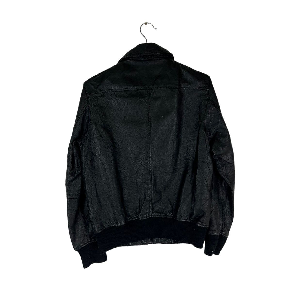 Japanese Brand VINTAGE BOMBER LEATHER JACKET EDWIN JAPAN Size US S / EU 44-46 / 1 - 8 Thumbnail