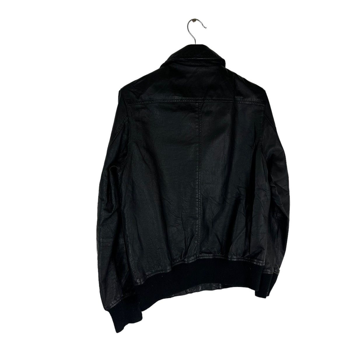 Japanese Brand VINTAGE BOMBER LEATHER JACKET EDWIN JAPAN Size US S / EU 44-46 / 1 - 7 Thumbnail