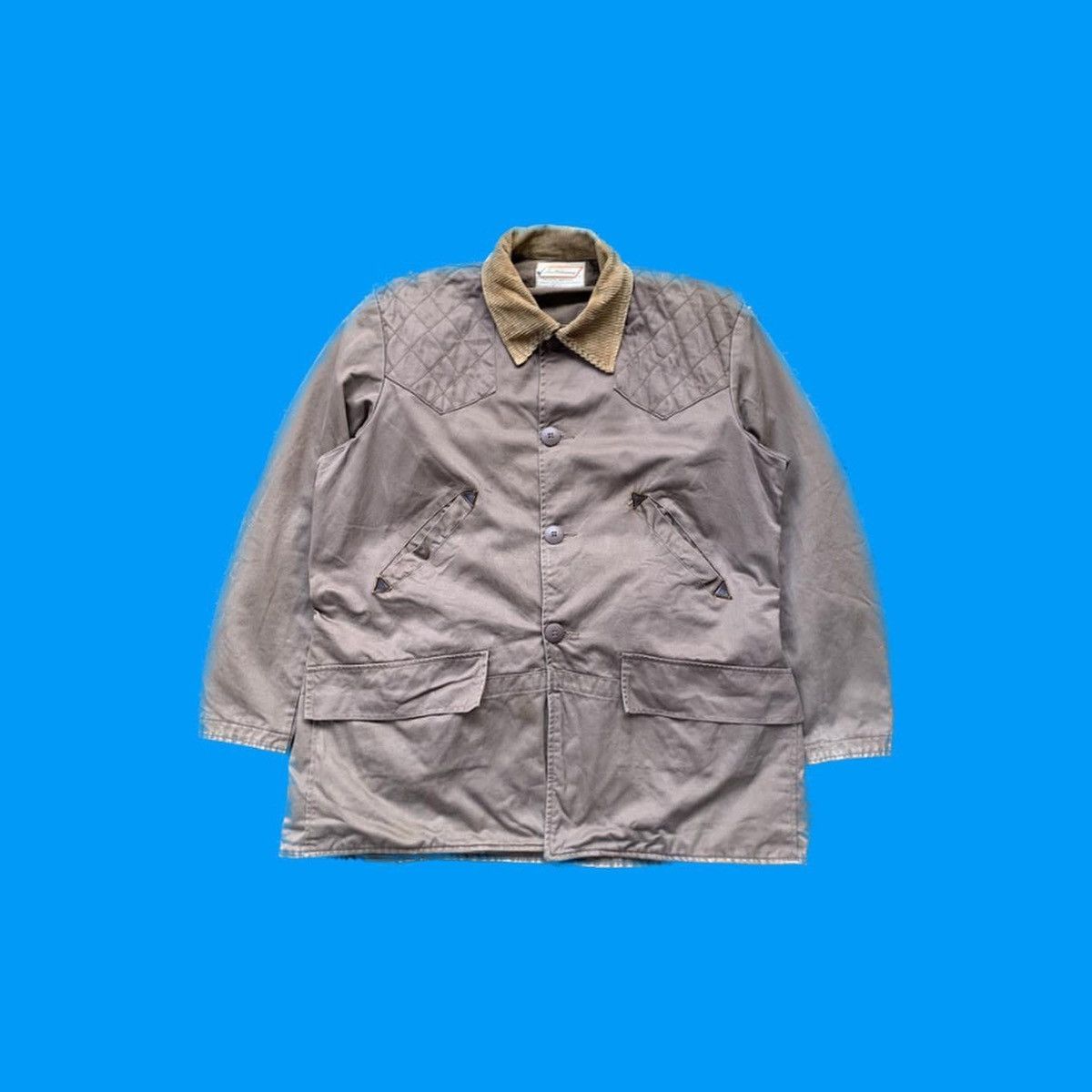 image of Hunter x Made In USA Vintage Ted Williams Canvas Duck Hunting Jacket in Brown, Men's (Size XL)