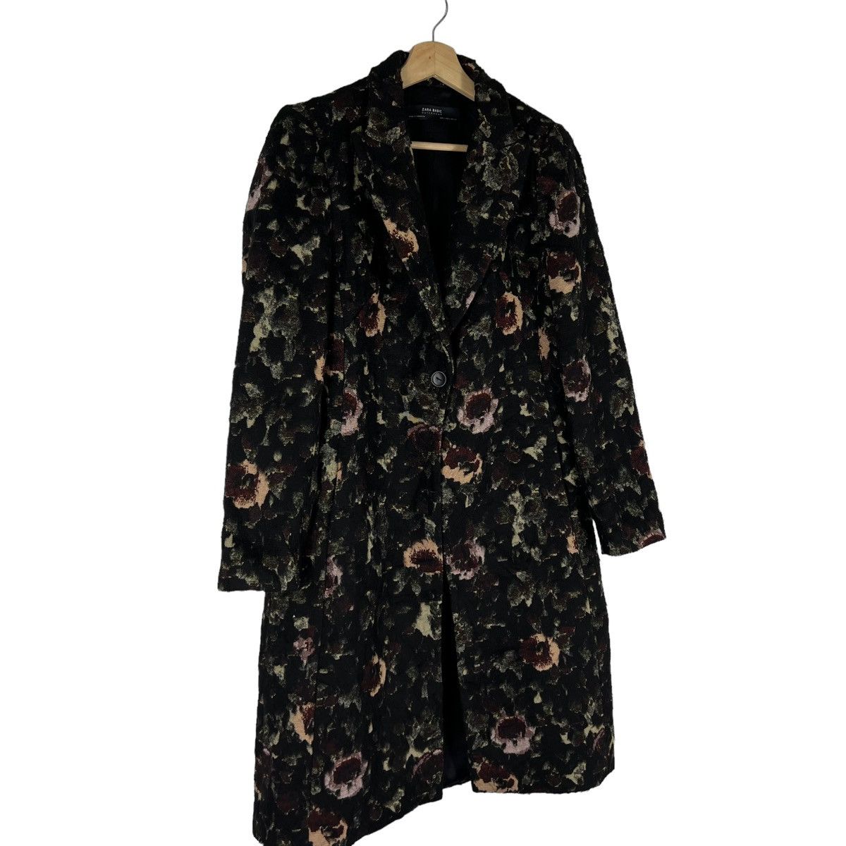 Vintage VINTAGE DOUBLE BREAST JACKET FLORAL FULL PRINT ZARA BASIC Size L / US 10 / IT 46 - 3 Thumbnail