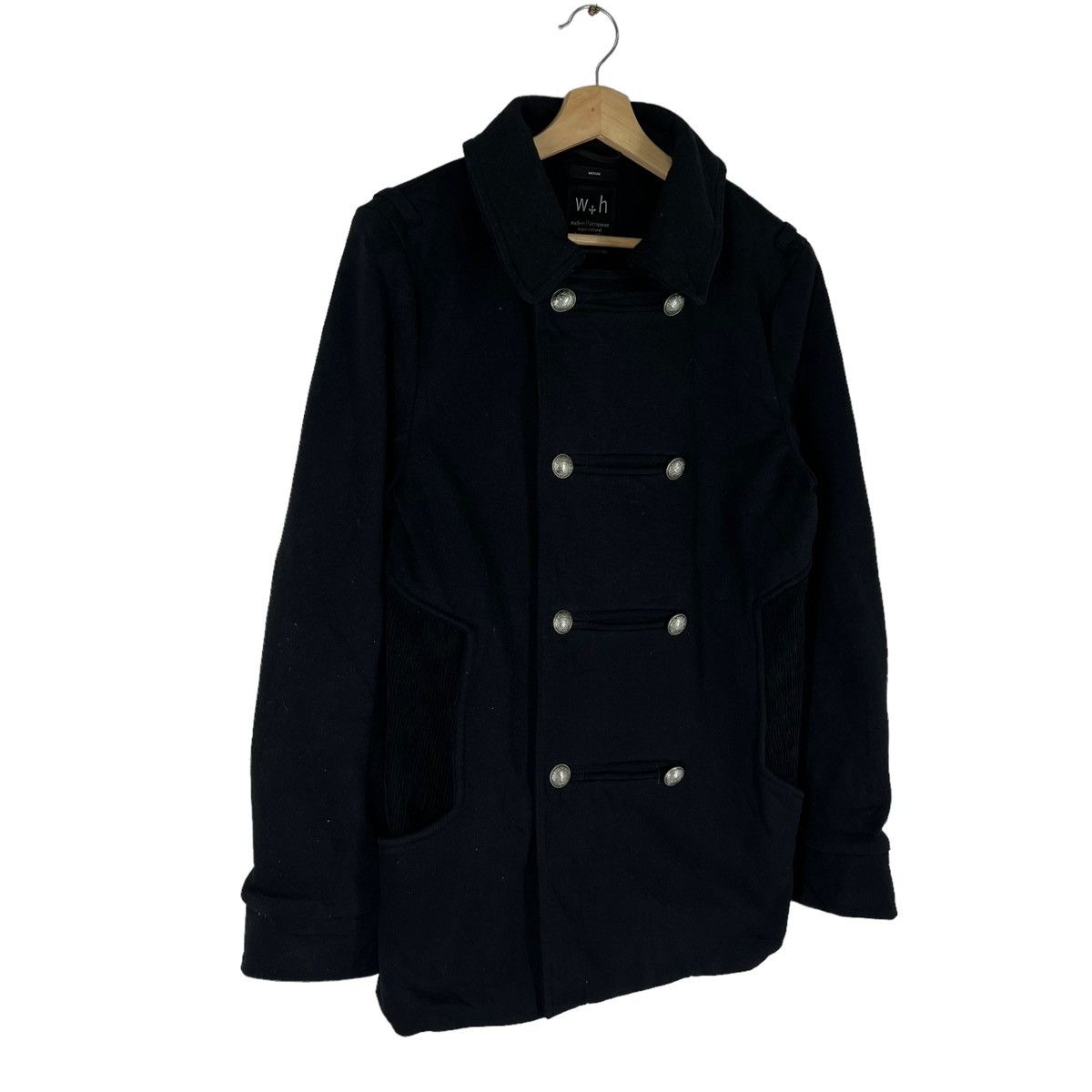Hysteric Glamour ICONIC BLACK DOUBLE COLLAR JACKET WH JAPAN Size US M / EU 48-50 / 2 - 2 Thumbnail