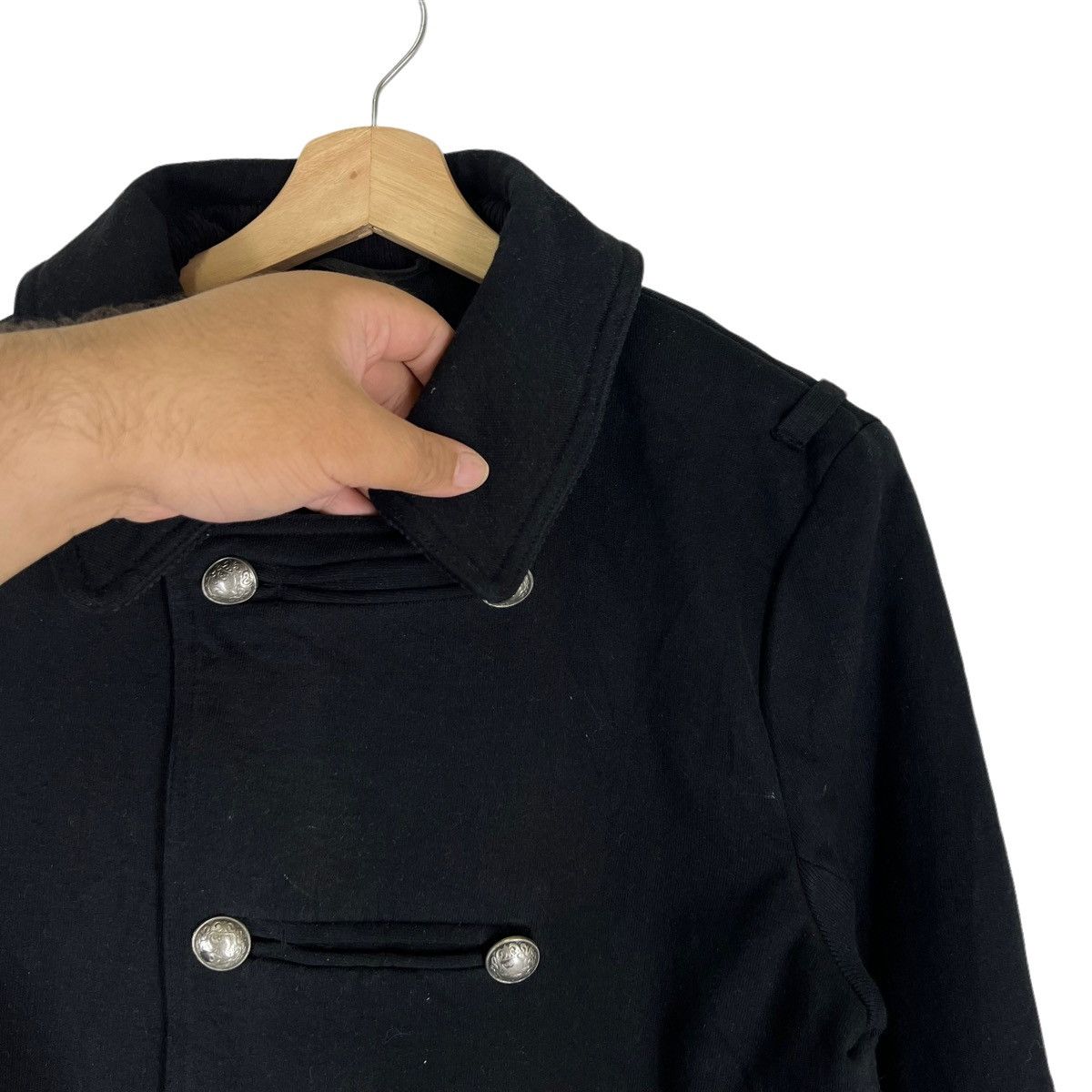 Hysteric Glamour ICONIC BLACK DOUBLE COLLAR JACKET WH JAPAN Size US M / EU 48-50 / 2 - 5 Thumbnail