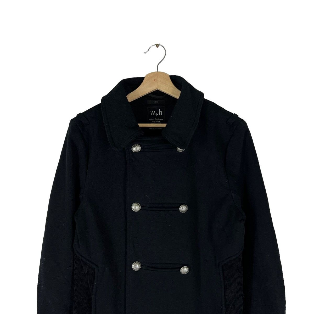 Hysteric Glamour ICONIC BLACK DOUBLE COLLAR JACKET WH JAPAN Size US M / EU 48-50 / 2 - 4 Thumbnail