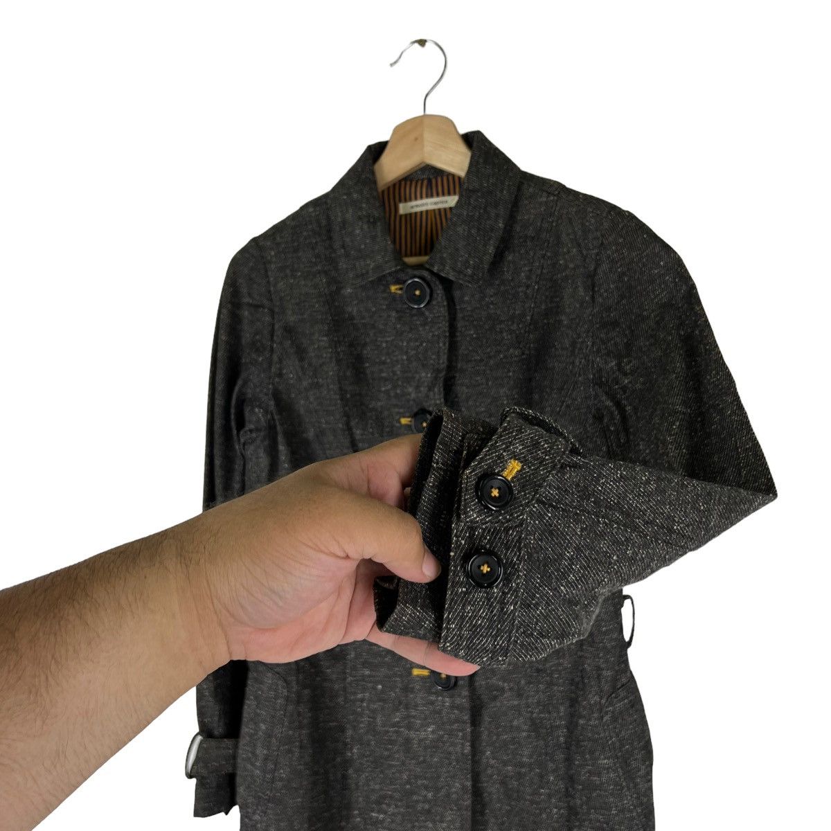 Japanese Brand RARE LONG JACKET ARMOIRE CAPRICE INSPIRED ISSEY MIYAKE Size US S / EU 44-46 / 1 - 3 Thumbnail