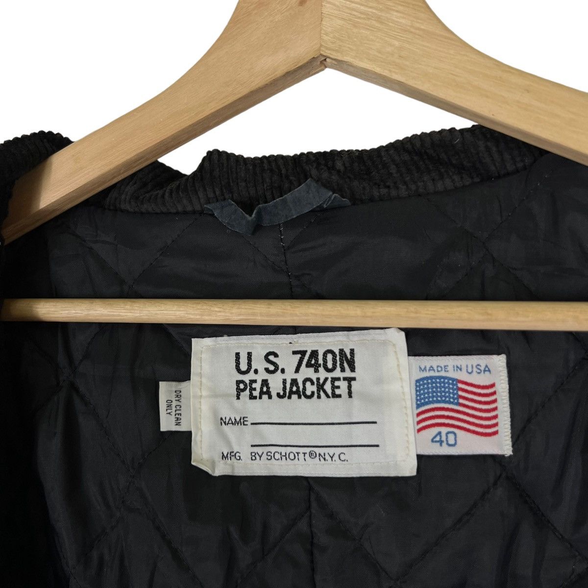 Schott VINTAGE CORDUROY JACKET SCHOTT MADE IN USA DOUBLE BREAST Size US M / EU 48-50 / 2 - 6 Thumbnail