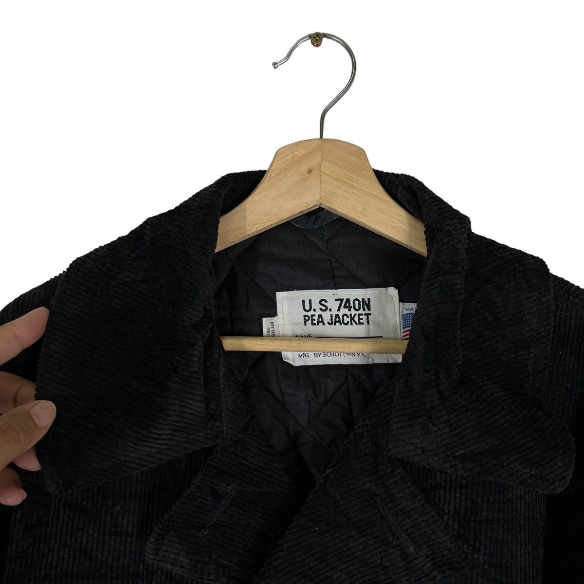 Schott VINTAGE CORDUROY JACKET SCHOTT MADE IN USA DOUBLE BREAST Size US M / EU 48-50 / 2 - 2 Thumbnail