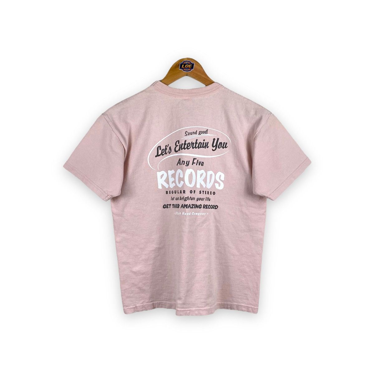 VINTAGE THE FLAT HEAD COMPANY LET'S ENTERTAIN YOU T SHIRT