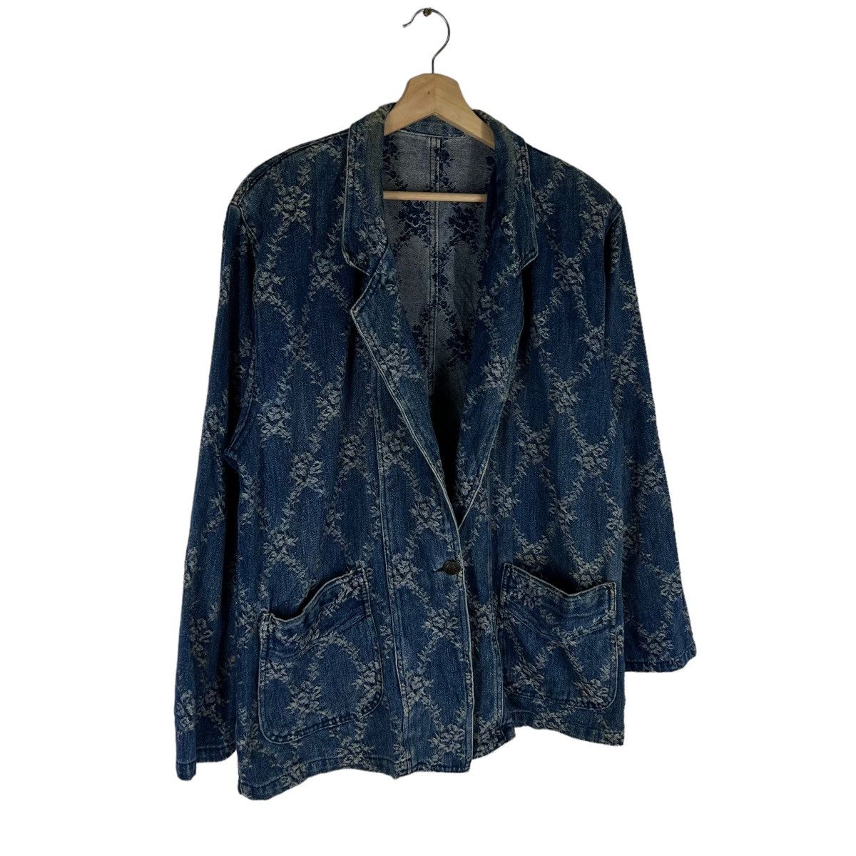 Indigo KAPITAL JAPAN INSPIRED SISOKO INDIGO DOUBLE BREAST JACKET Size US M / EU 48-50 / 2 - 3 Thumbnail