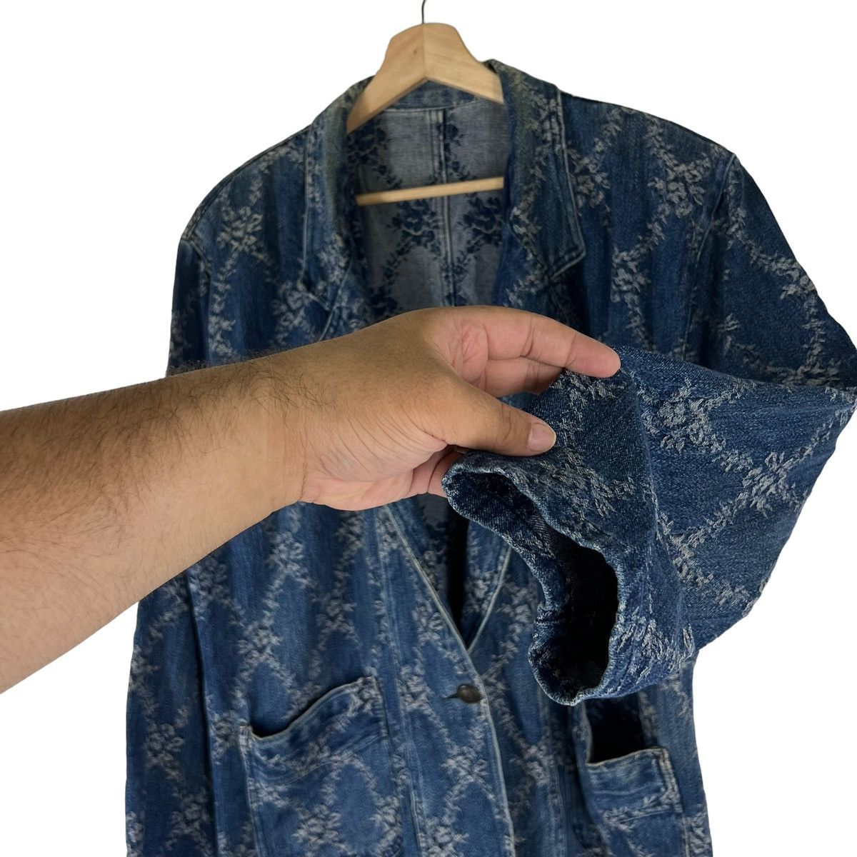 Indigo KAPITAL JAPAN INSPIRED SISOKO INDIGO DOUBLE BREAST JACKET Size US M / EU 48-50 / 2 - 6 Thumbnail