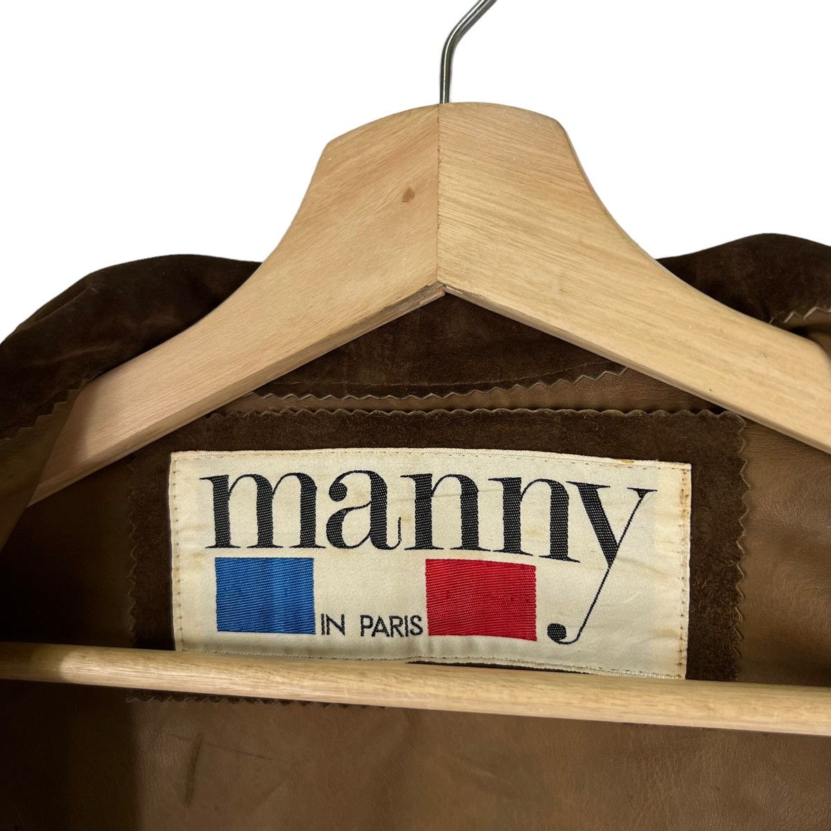 Japanese Brand VINTAGE COWBOY LEATHER JACKET MAMMY IN PARIS Size US S / EU 44-46 / 1 - 8 Thumbnail