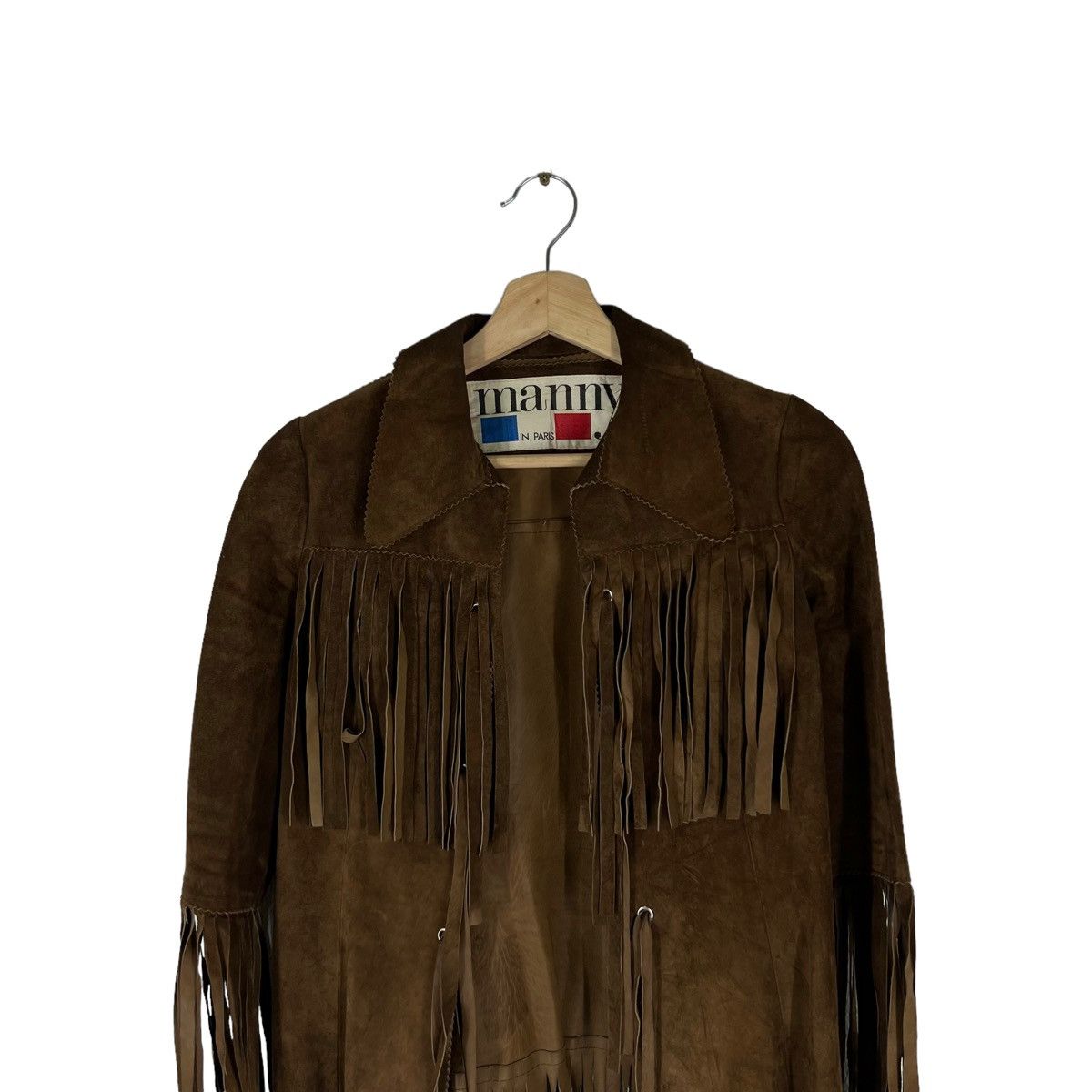 Japanese Brand VINTAGE COWBOY LEATHER JACKET MAMMY IN PARIS Size US S / EU 44-46 / 1 - 2 Thumbnail