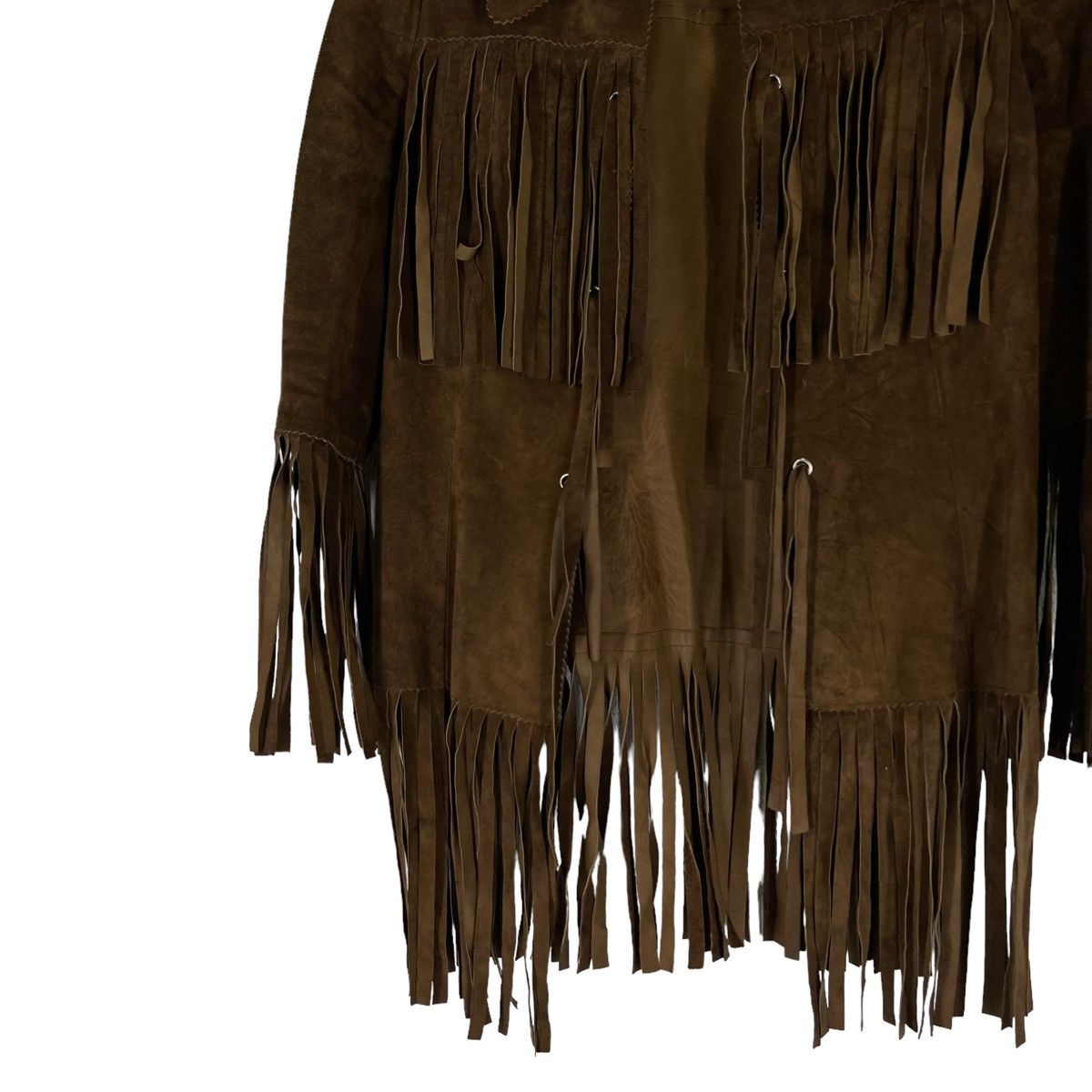 Japanese Brand VINTAGE COWBOY LEATHER JACKET MAMMY IN PARIS Size US S / EU 44-46 / 1 - 5 Thumbnail