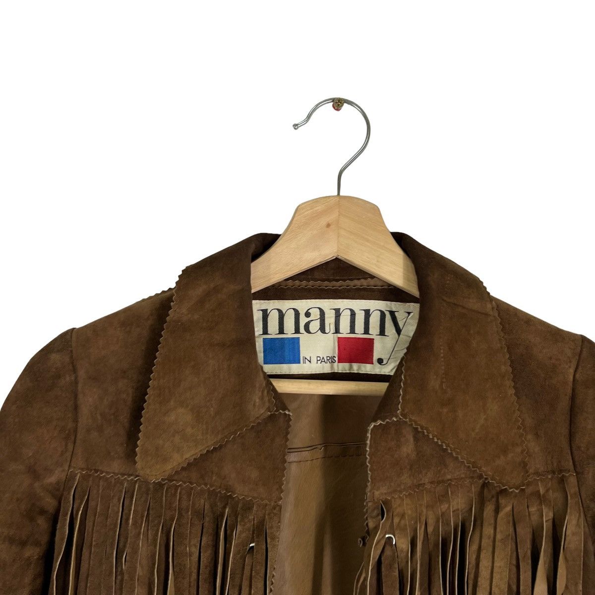 Japanese Brand VINTAGE COWBOY LEATHER JACKET MAMMY IN PARIS Size US S / EU 44-46 / 1 - 4 Thumbnail