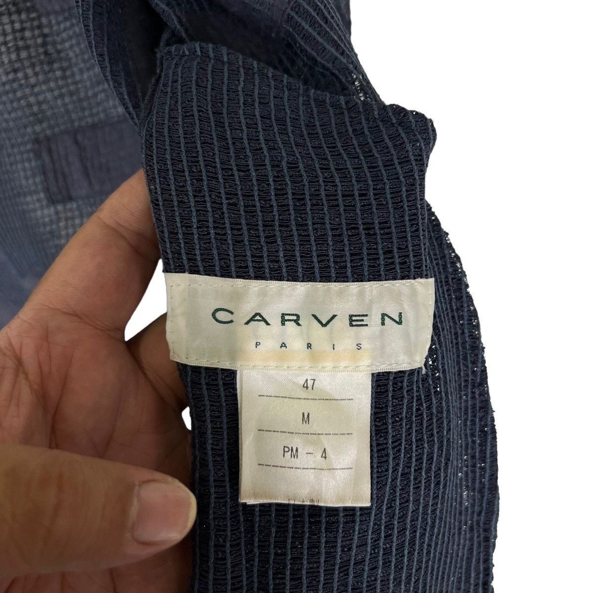 Japanese Brand VINTAGE CARVEN PARIS PATCHWORK LEATHER JACKET Size US M / EU 48-50 / 2 - 8 Thumbnail