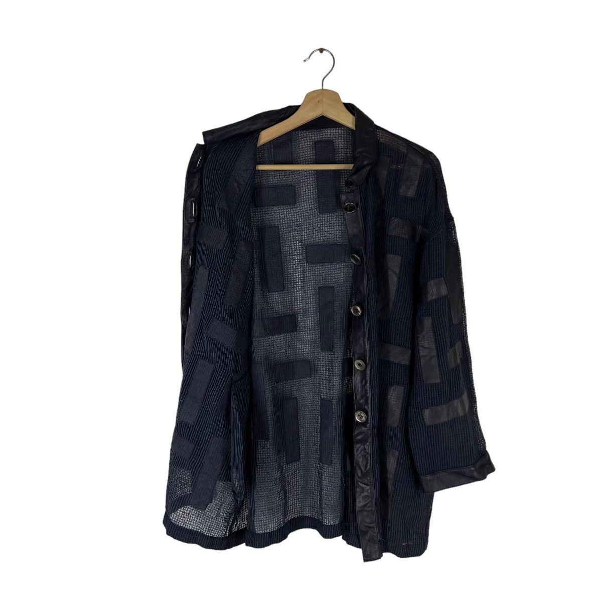 Japanese Brand VINTAGE CARVEN PARIS PATCHWORK LEATHER JACKET Size US M / EU 48-50 / 2 - 4 Thumbnail