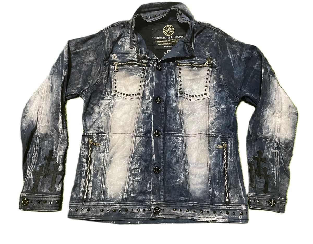 Handmade Hand Made Denim Jackets similar Chrome Heart Size US M / EU 48-50 / 2 - 2 Thumbnail