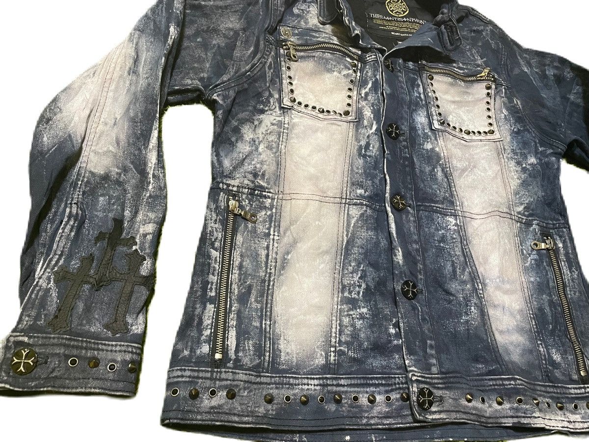 Handmade Hand Made Denim Jackets similar Chrome Heart Size US M / EU 48-50 / 2 - 7 Thumbnail