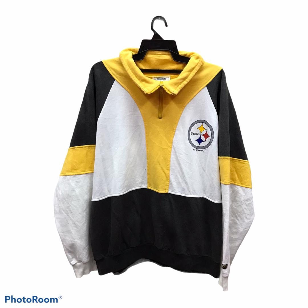 NFL × Vintage VINTAGE 90s Steelers PITTSBURGH Sweatshirt made in USA Size US XL / EU 56 / 4 - 1 Thumbnail