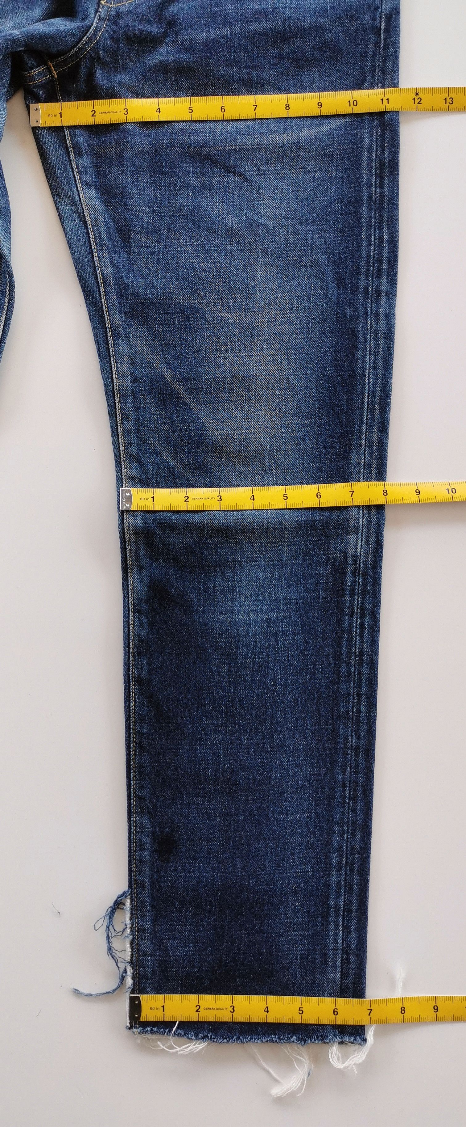 Blue Blue Japan Deep Blue Japan Cropped Jeans Size US 30 / EU 46 - 13 Thumbnail