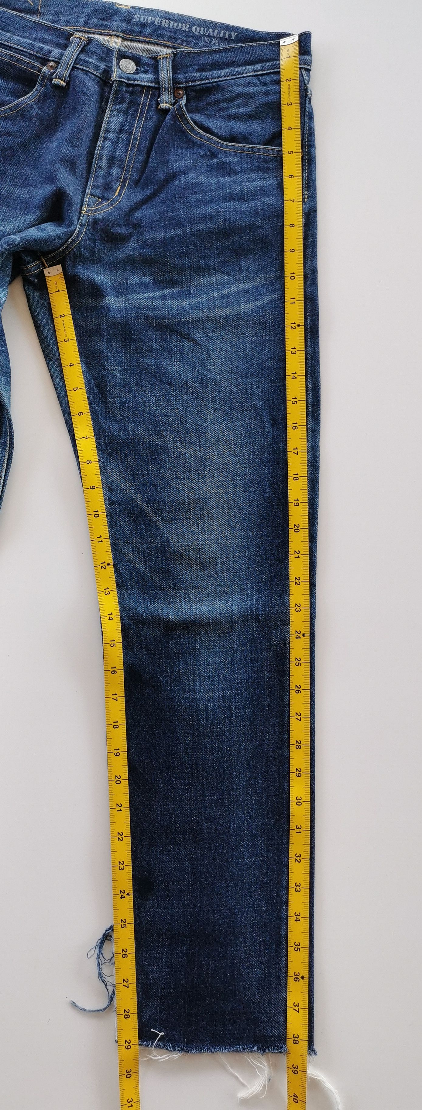 Blue Blue Japan Deep Blue Japan Cropped Jeans Size US 30 / EU 46 - 12 Thumbnail