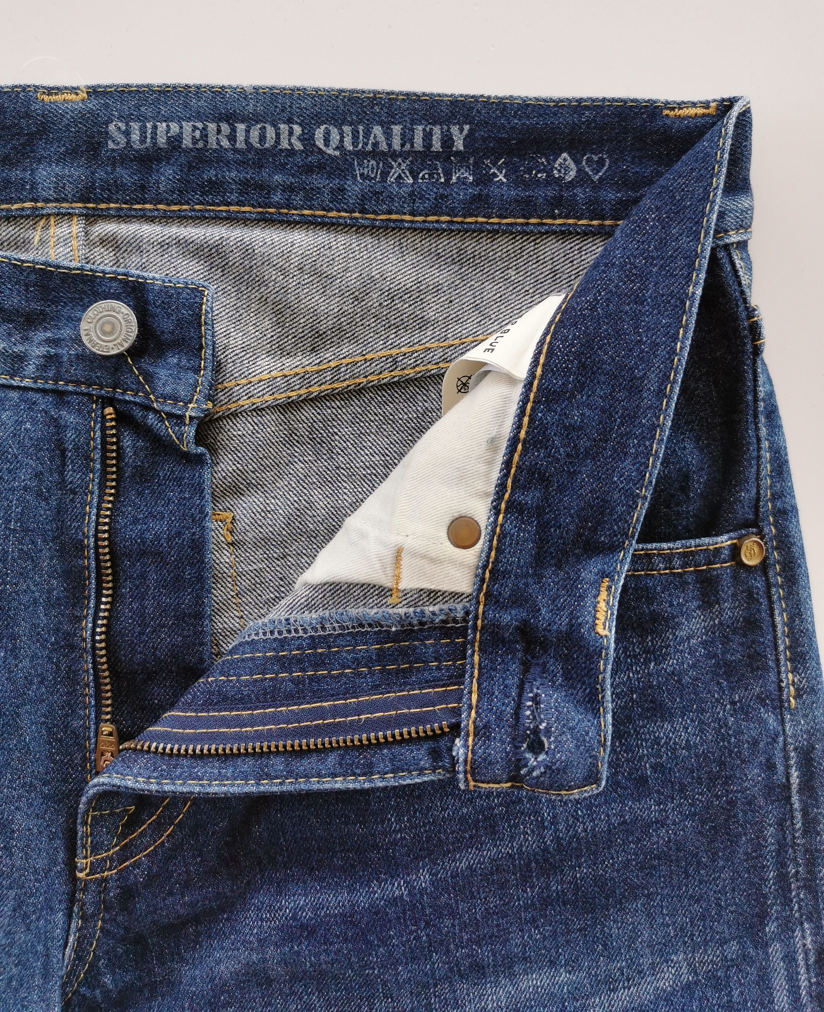 Blue Blue Japan Deep Blue Japan Cropped Jeans Size US 30 / EU 46 - 3 Thumbnail
