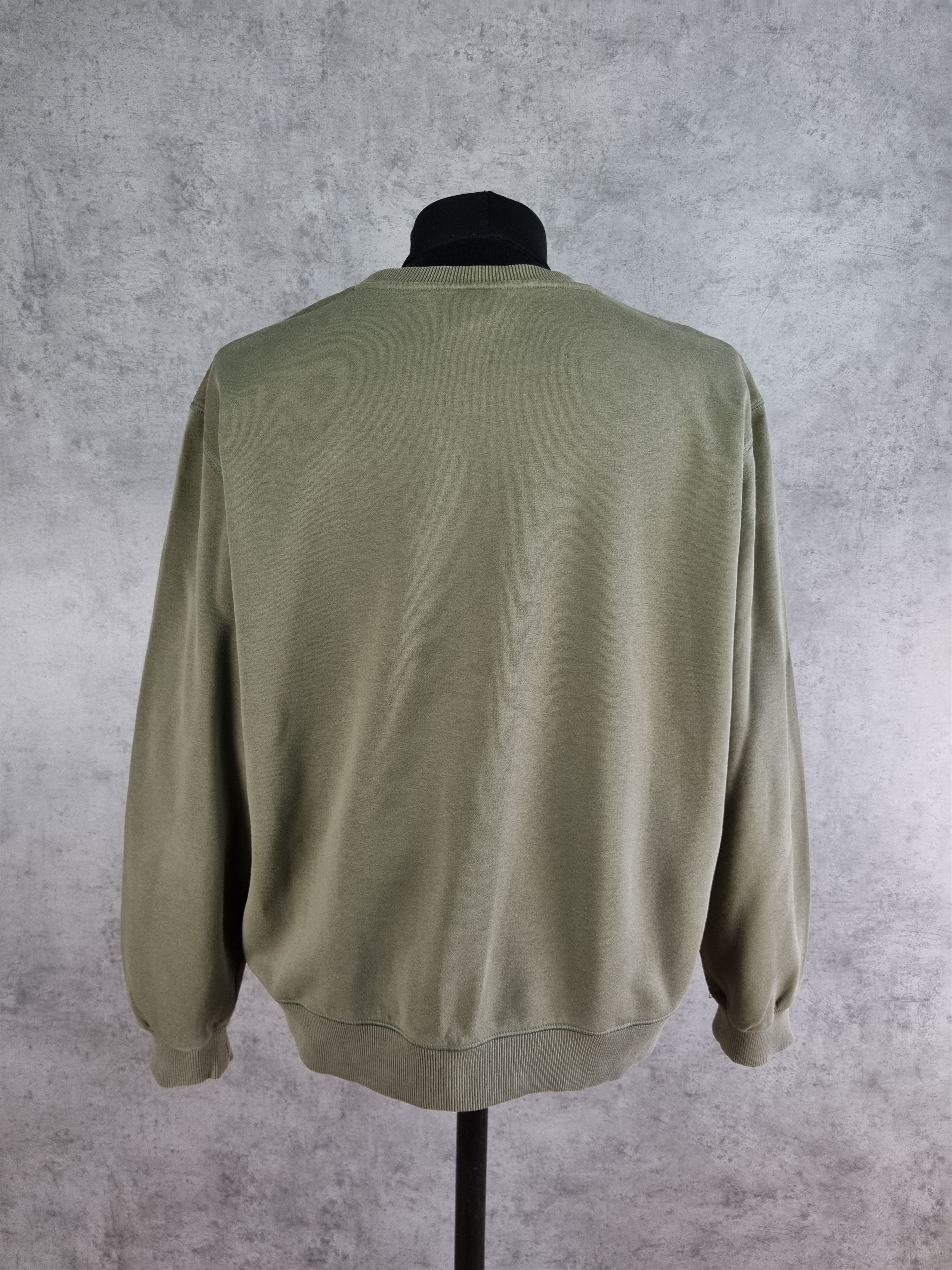 Nike × Vintage Rare Size NIKE Big Logo Crewneck Sweatshirt Earth Tones Size US XL / EU 56 / 4 - 5 Thumbnail