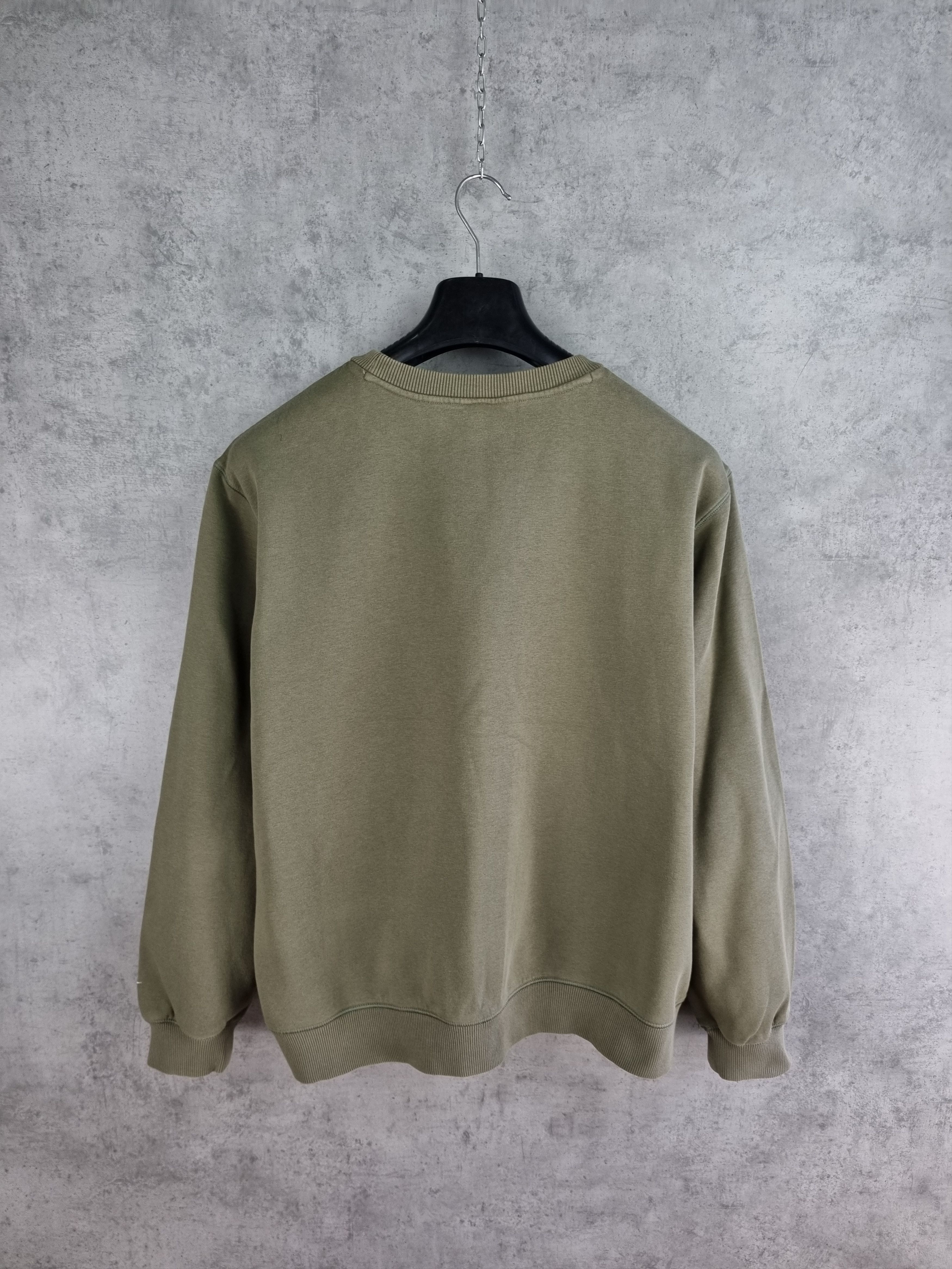 Nike × Vintage Rare Size NIKE Big Logo Crewneck Sweatshirt Earth Tones Size US XL / EU 56 / 4 - 6 Thumbnail