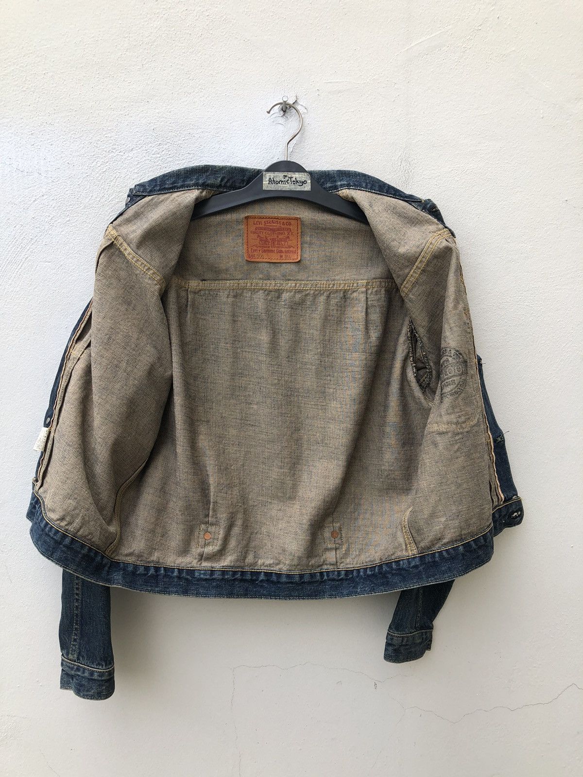 Japanese Brand × Levi's Vintage Clothing × Vintage 90s LVC Japan Levi’s 506XX Big E Selvedge Used Look Denim Size US M / EU 48-50 / 2 - 14 Thumbnail