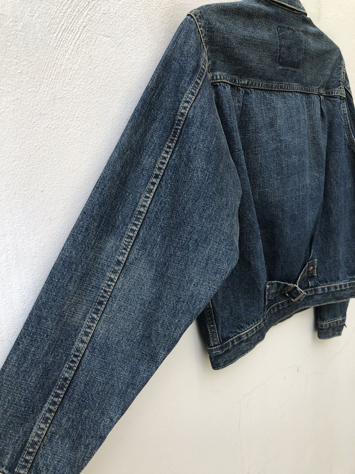 Japanese Brand × Levi's Vintage Clothing × Vintage 90s LVC Japan Levi’s 506XX Big E Selvedge Used Look Denim Size US M / EU 48-50 / 2 - 12 Thumbnail