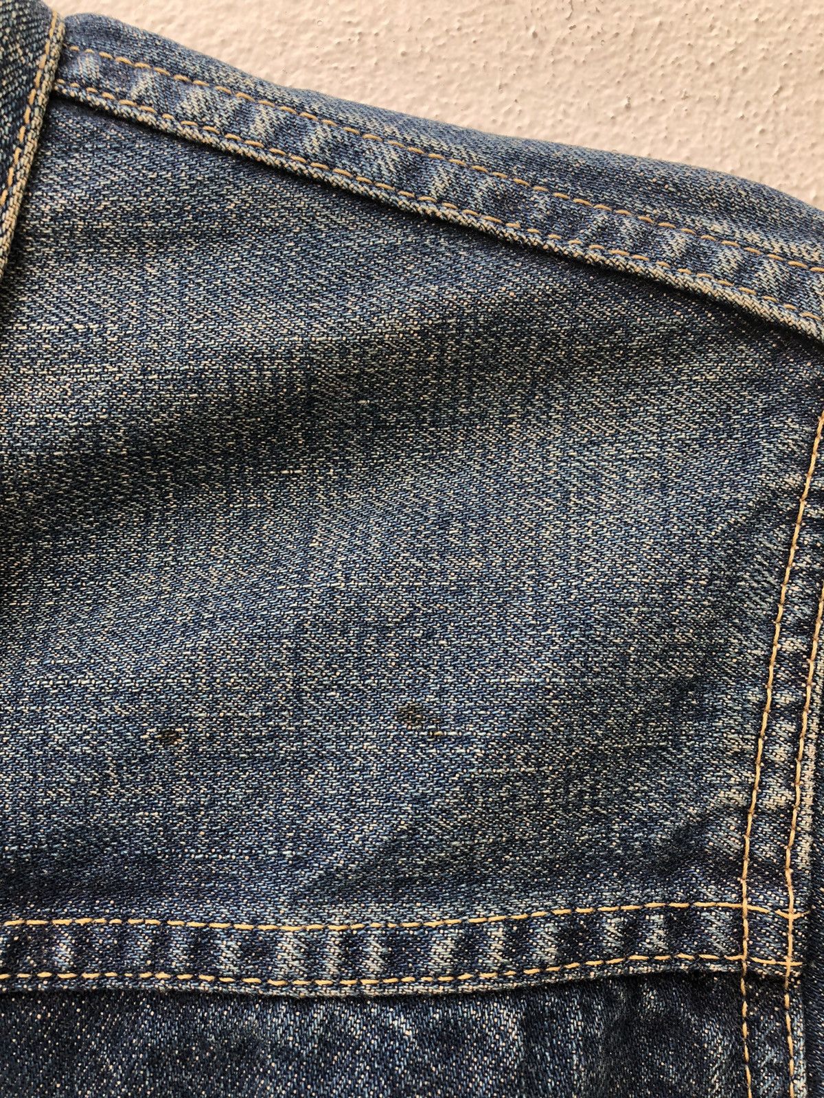 Japanese Brand × Levi's Vintage Clothing × Vintage 90s LVC Japan Levi’s 506XX Big E Selvedge Used Look Denim Size US M / EU 48-50 / 2 - 3 Thumbnail