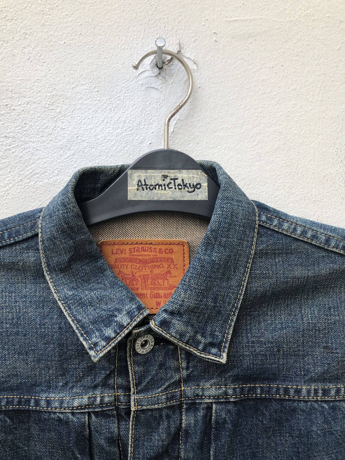 Japanese Brand × Levi's Vintage Clothing × Vintage 90s LVC Japan Levi’s 506XX Big E Selvedge Used Look Denim Size US M / EU 48-50 / 2 - 2 Thumbnail