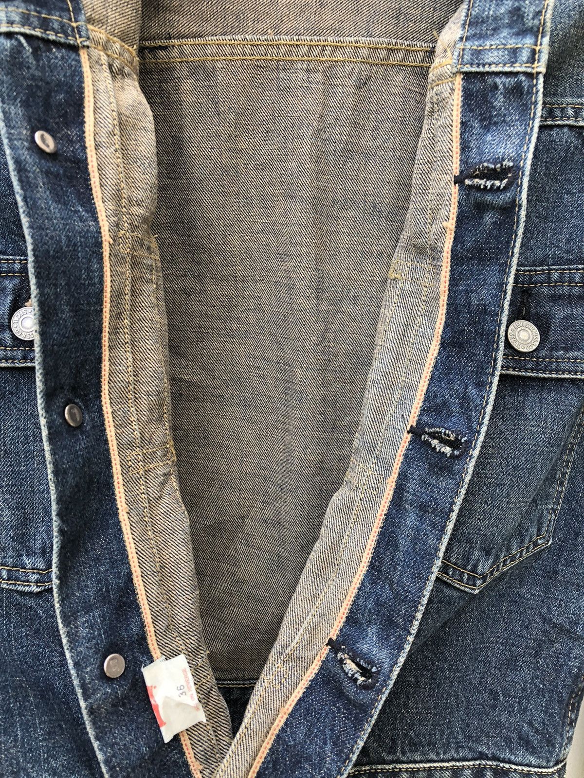 Japanese Brand × Levi's Vintage Clothing × Vintage 90s Japan LVC Levi’s 507XX E Selvedge Used Look Denim Size US M / EU 48-50 / 2 - 14 Thumbnail