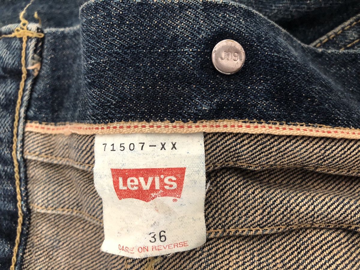 Japanese Brand × Levi's Vintage Clothing × Vintage 90s Japan LVC Levi’s 507XX E Selvedge Used Look Denim Size US M / EU 48-50 / 2 - 18 Thumbnail