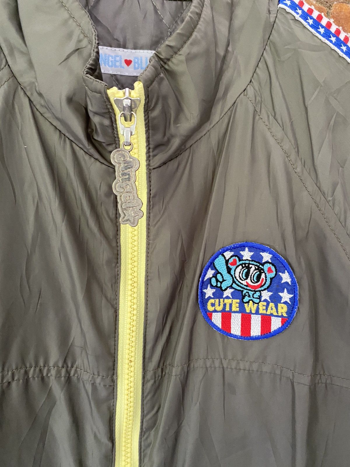 20471120 × Angel Blue × Hysteric Glamour 90s Angle Blue American Flag stripe cute logo jacket Size US M / EU 48-50 / 2 - 6 Thumbnail