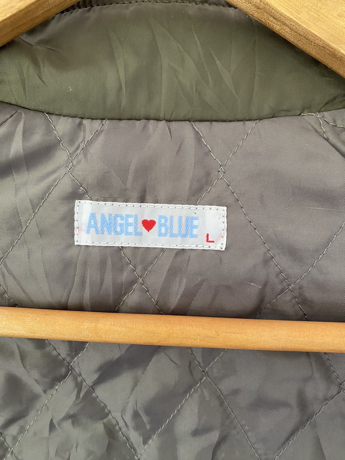 20471120 × Angel Blue × Hysteric Glamour 90s Angle Blue American Flag stripe cute logo jacket Size US M / EU 48-50 / 2 - 14 Thumbnail