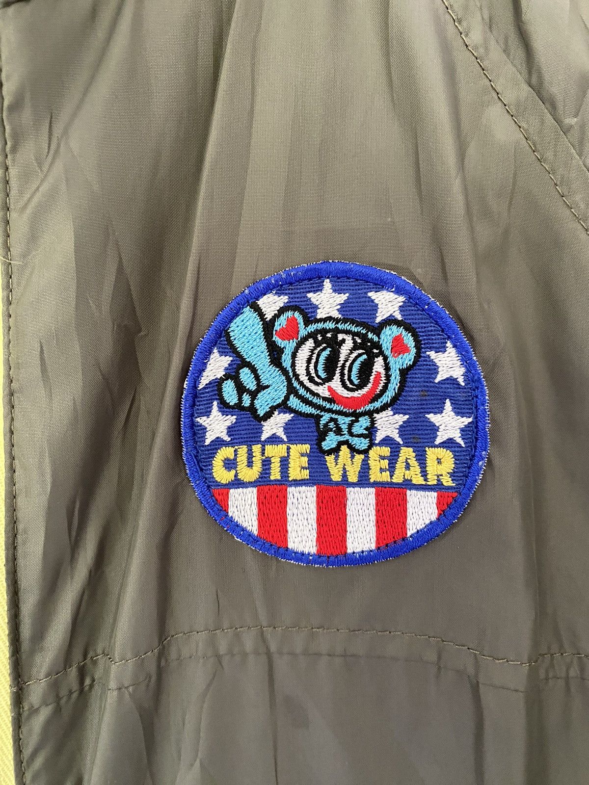 20471120 × Angel Blue × Hysteric Glamour 90s Angle Blue American Flag stripe cute logo jacket Size US M / EU 48-50 / 2 - 7 Thumbnail