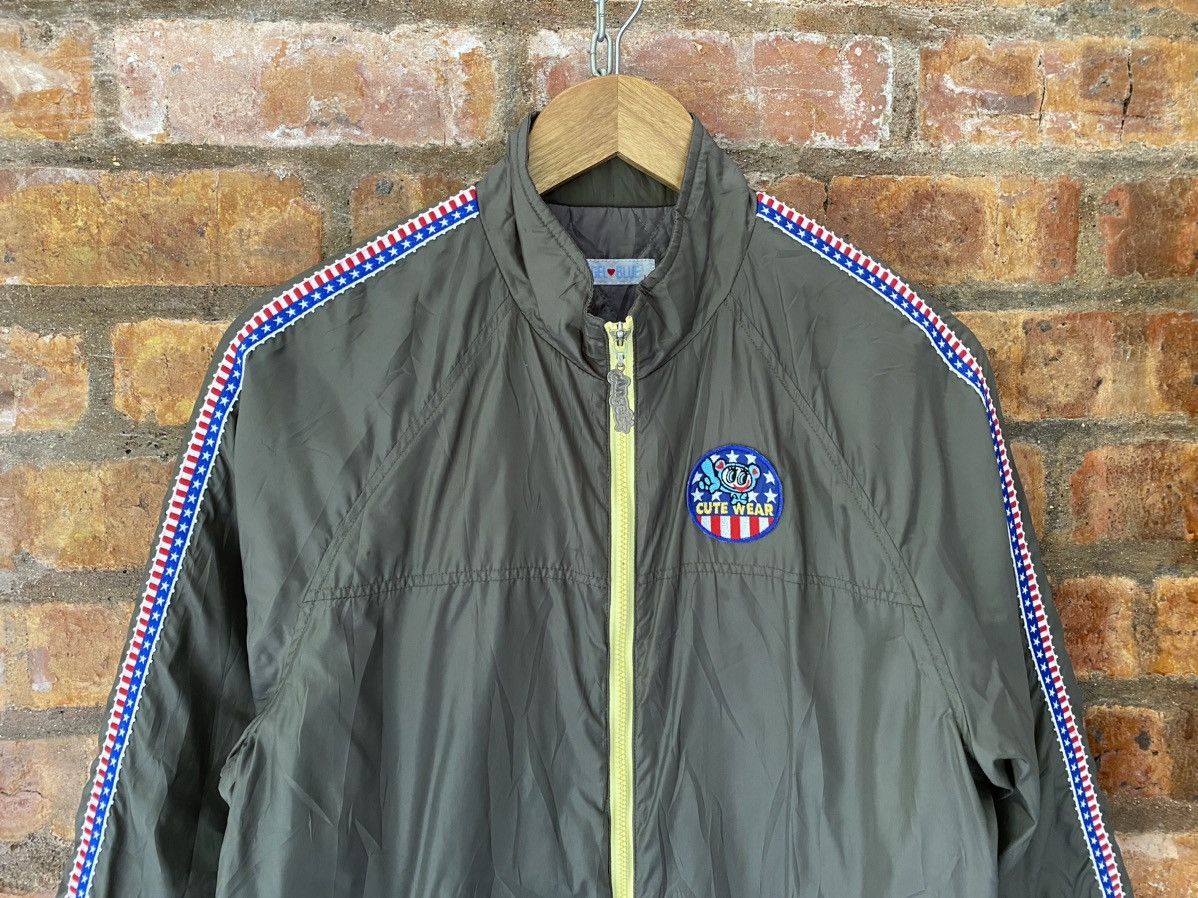 20471120 × Angel Blue × Hysteric Glamour 90s Angle Blue American Flag stripe cute logo jacket Size US M / EU 48-50 / 2 - 4 Thumbnail