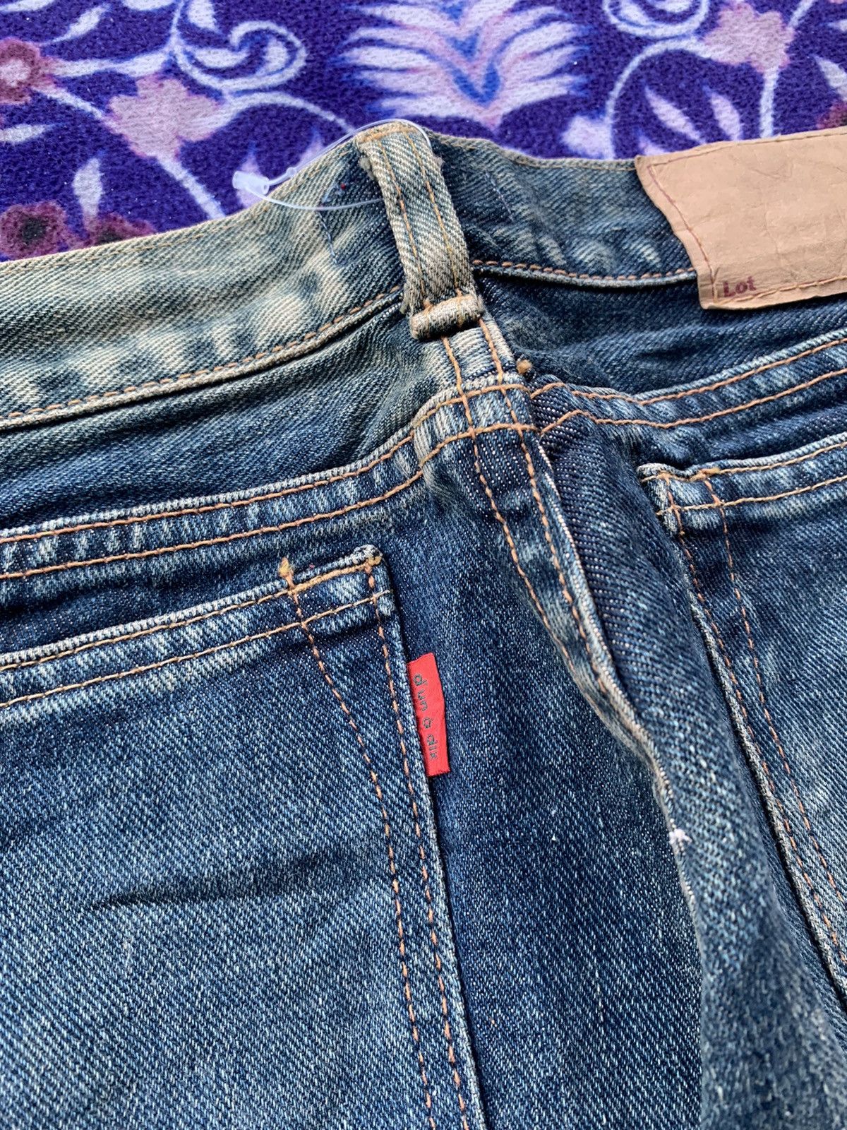 Japanese Brand Dun a Dix Flare Denim Size US 26 / EU 42 - 10 Thumbnail