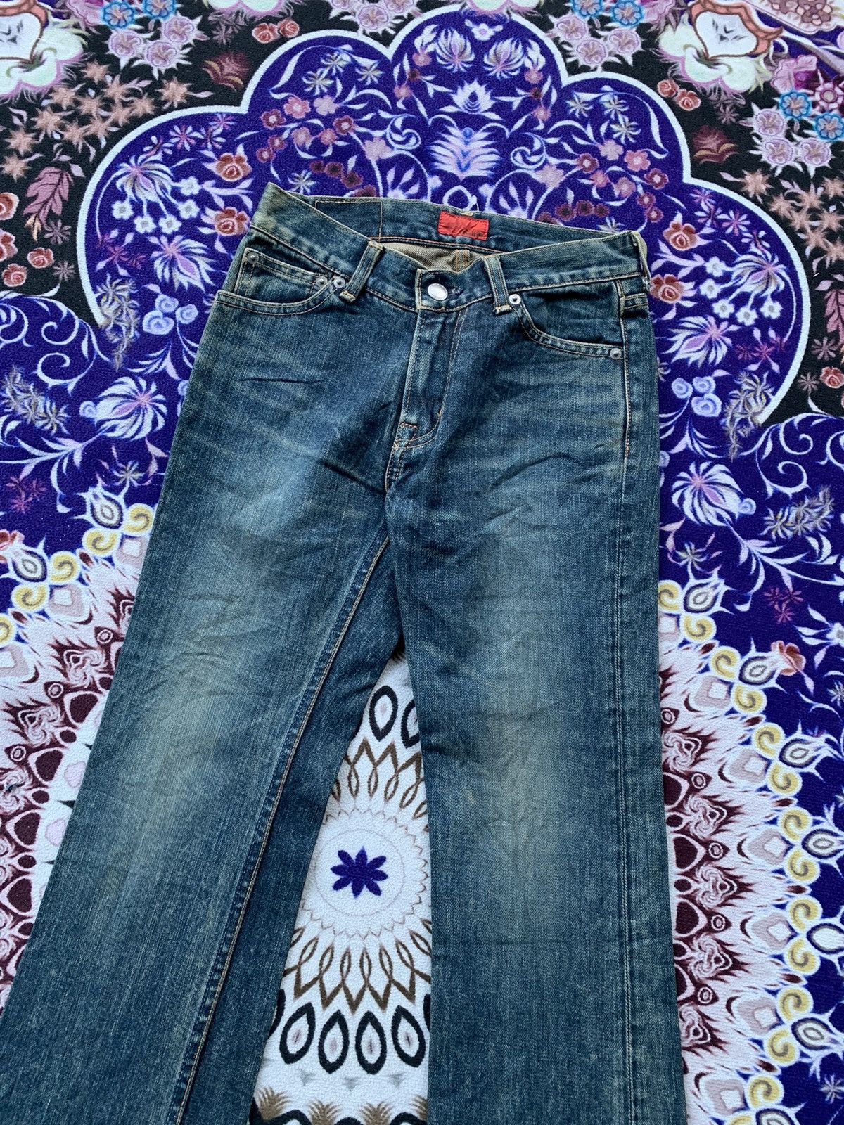 Japanese Brand Dun a Dix Flare Denim Size US 26 / EU 42 - 2 Thumbnail