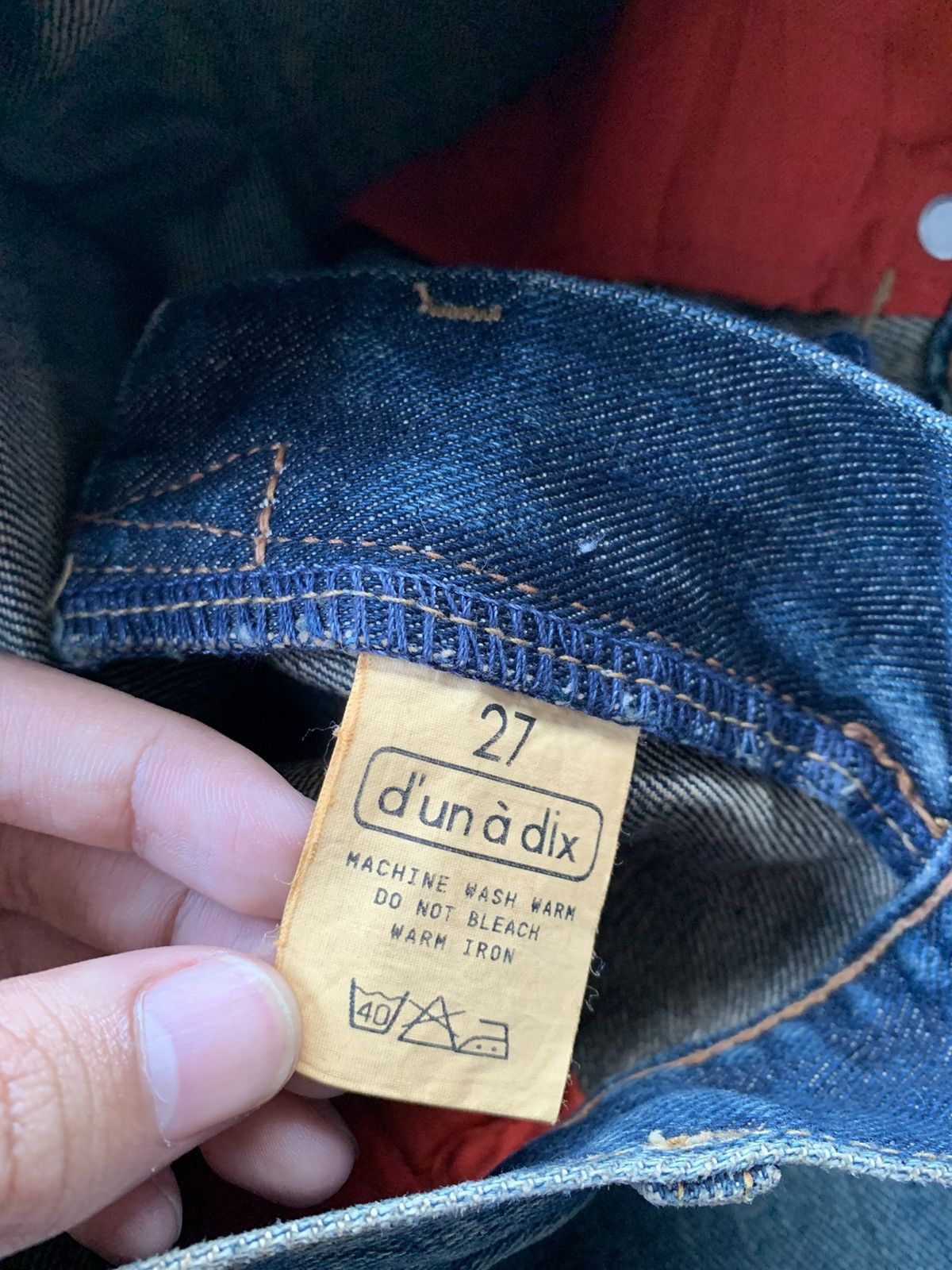 Japanese Brand Dun a Dix Flare Denim Size US 26 / EU 42 - 5 Thumbnail