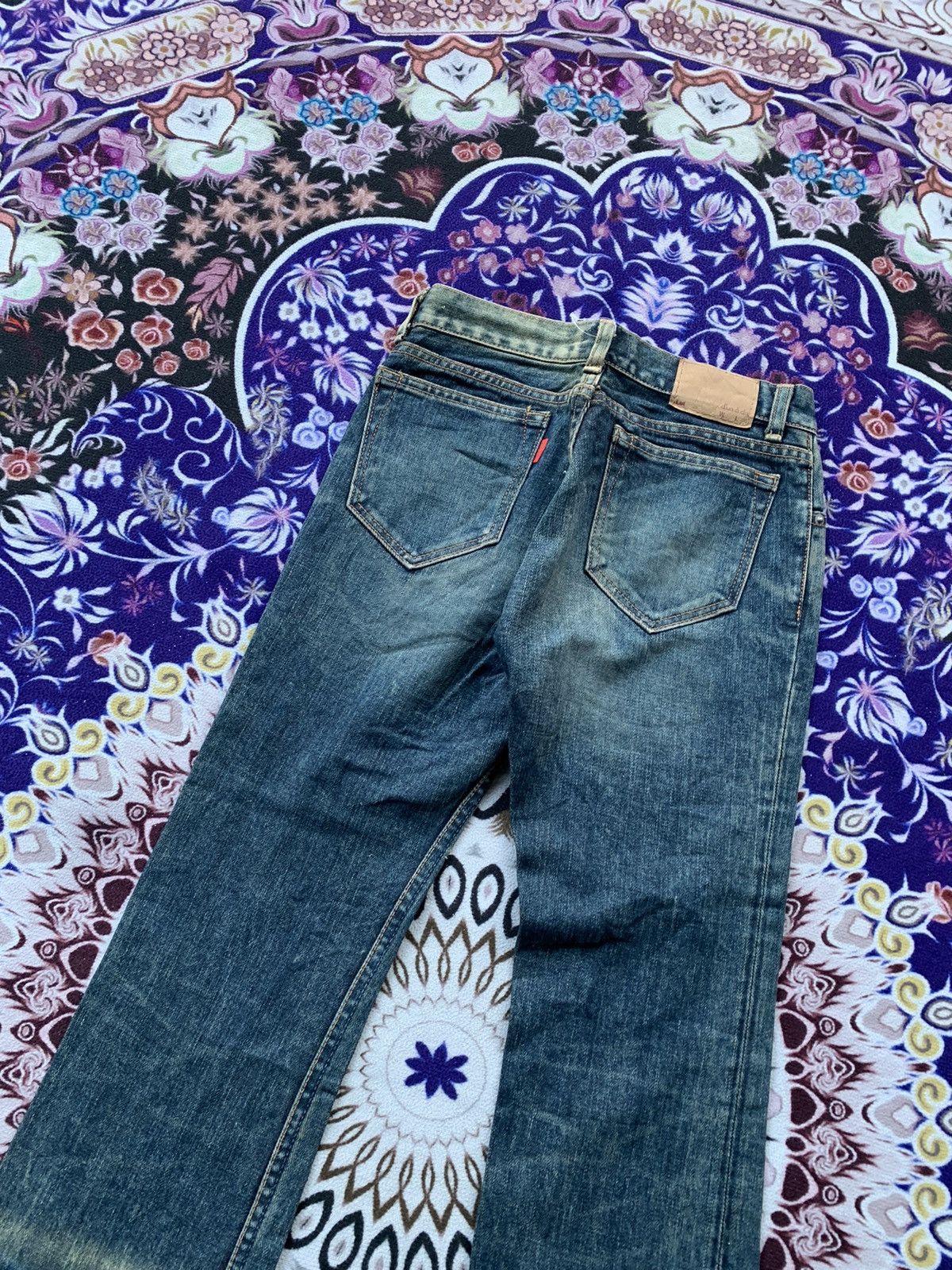 Japanese Brand Dun a Dix Flare Denim Size US 26 / EU 42 - 9 Thumbnail