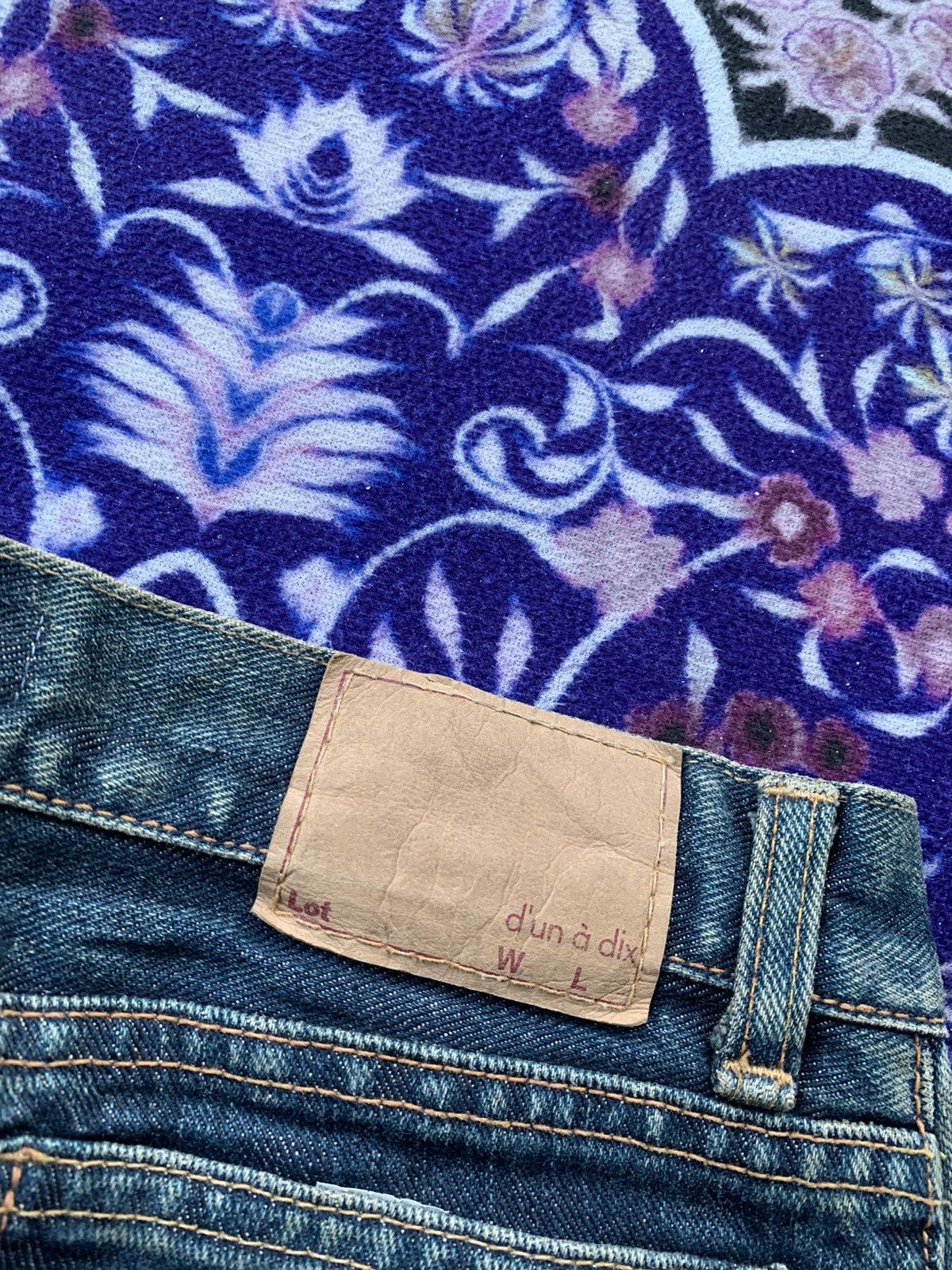 Japanese Brand Dun a Dix Flare Denim Size US 26 / EU 42 - 11 Thumbnail