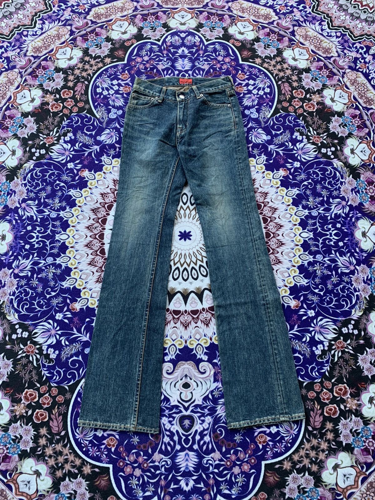 Japanese Brand Dun a Dix Flare Denim Size US 26 / EU 42 - 1 Thumbnail