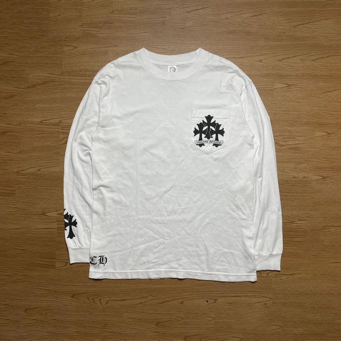 Chrome Hearts Chrome Hearts Triple Cross Vintage Longsleeve | Grailed